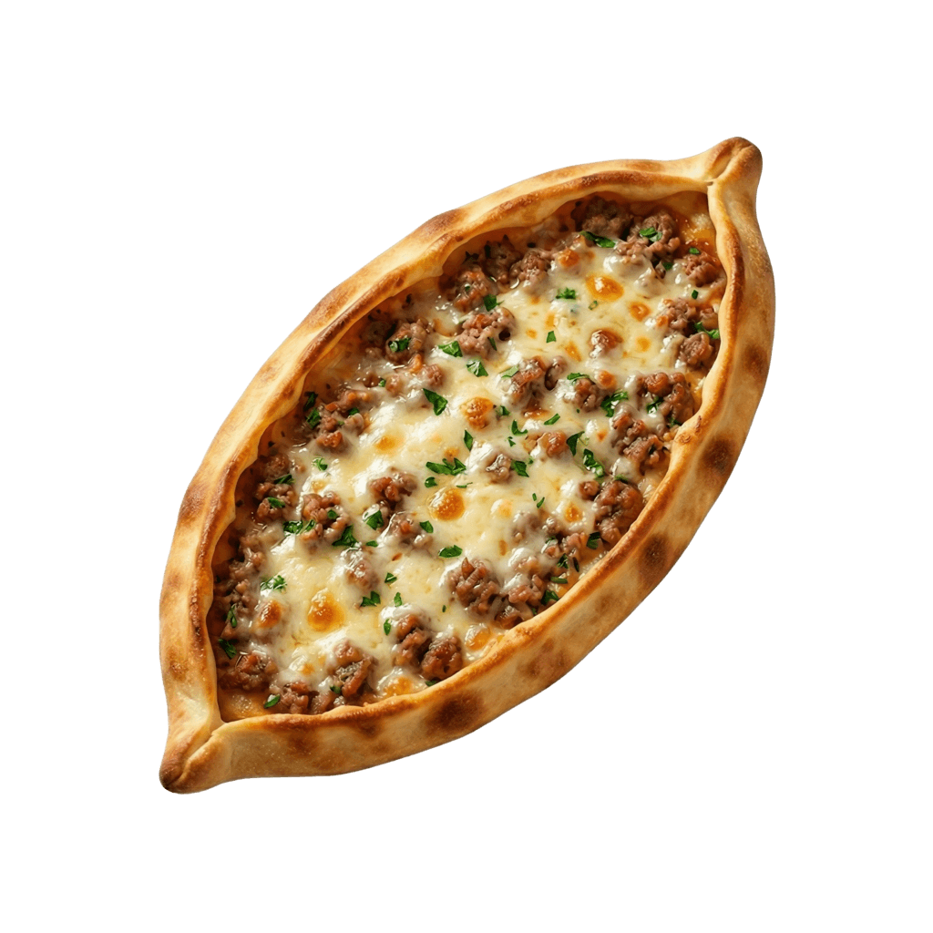 Kıymalı Kaşarlı Pide