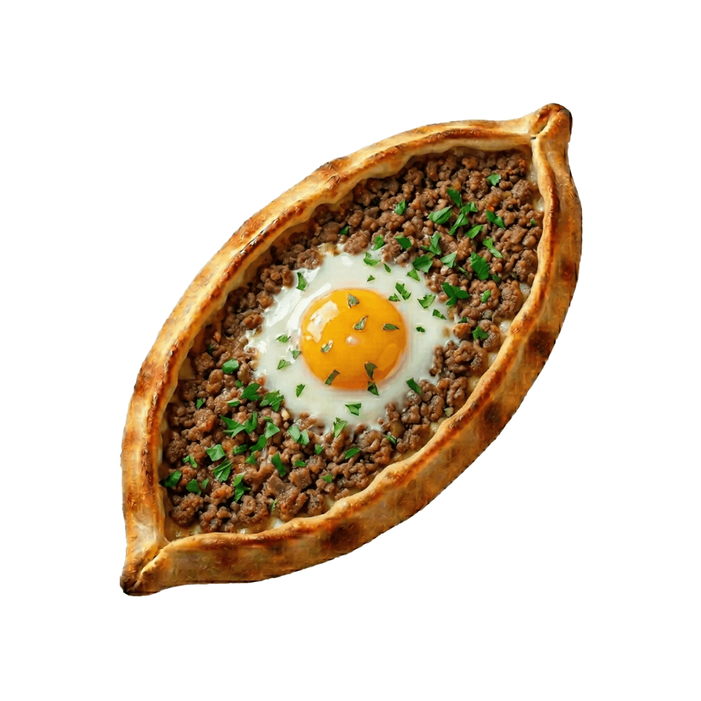 Kıymalı Yumurtalı Pide