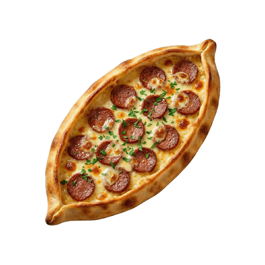 Kaşarlı Sucuklu Pide